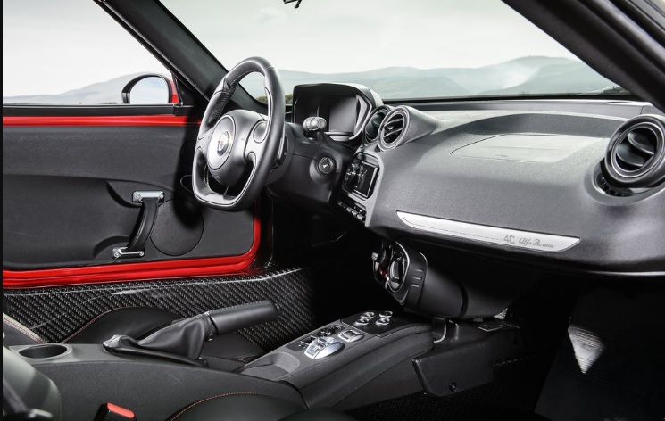 2016 Alfa Romeo 4C 1.8 240 dimensions with length, width and height