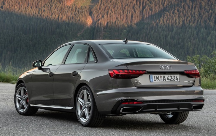2021 Audi A4 2.0 TDI 204 dimensions with length, width and height