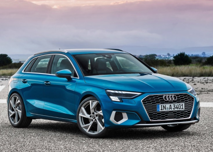 2023 Audi A3 1.0 TFSI 110 dimensions with length, width and height