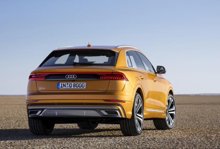 2019 Audi Q8 3.0 TDI 286 dimensions with length, width and height