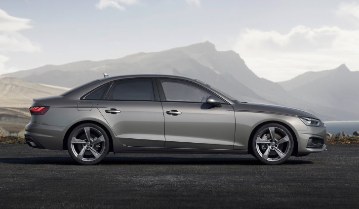 2024 Audi A4 2.0 TSI quattro 265 dimensions with length, width and height