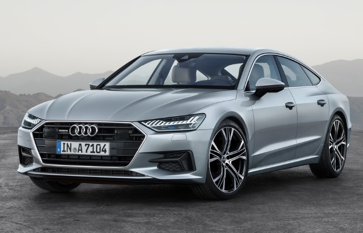2022 Audi A7 2.0 TDI quattro 204 dimensions with length, width and height