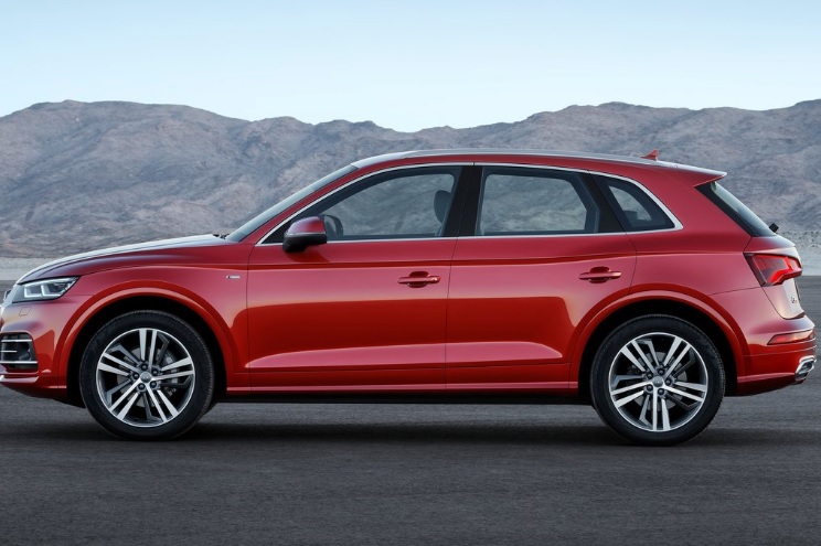 2020 Audi Q5 2.0 TDI quattro 190 dimensions with length, width and height