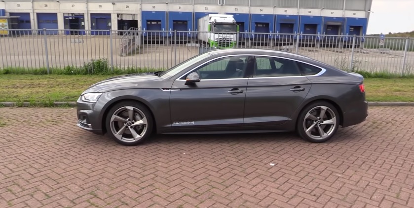2018 Audi A5 2.0 TDI 190 dimensions with length, width and height