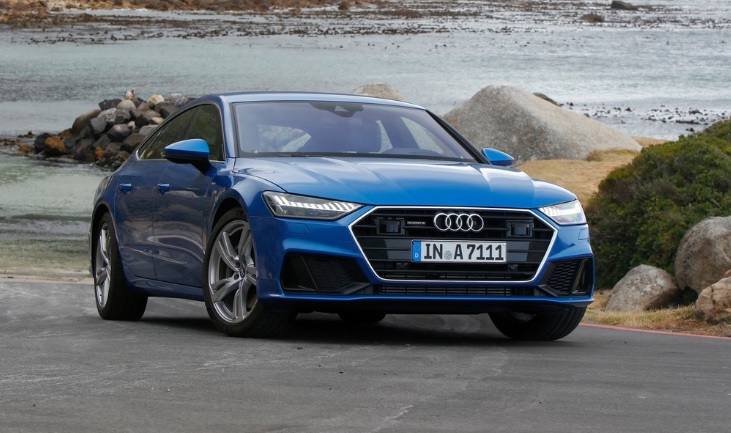 2023 Audi A7 2.0 TDI quattro 204 dimensions with length, width and height