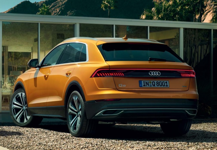2020 Audi Q8 3.0 TDI 286 dimensions with length, width and height