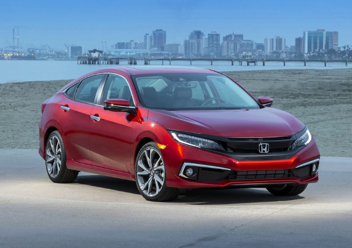 2021 Honda Civic 1.5 182 dimensions with length, width and height