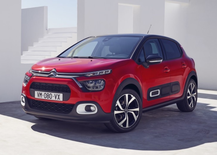 2022 Citroen C3 1.2 PureTech 83 dimensions with length, width and height