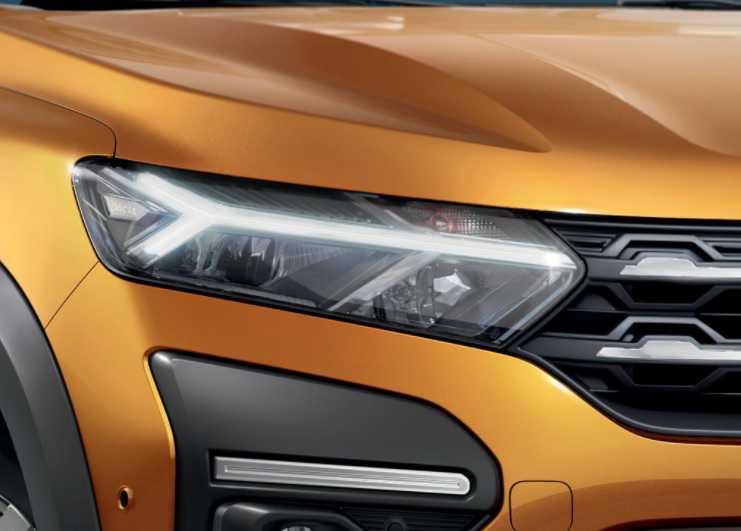 2021 Dacia Sandero Stepway 1.0 ECO G 100 dimensions with length, width and height