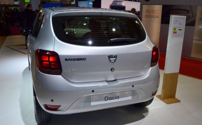 2019 Dacia Sandero 1.5 DCi 75 dimensions with length, width and height