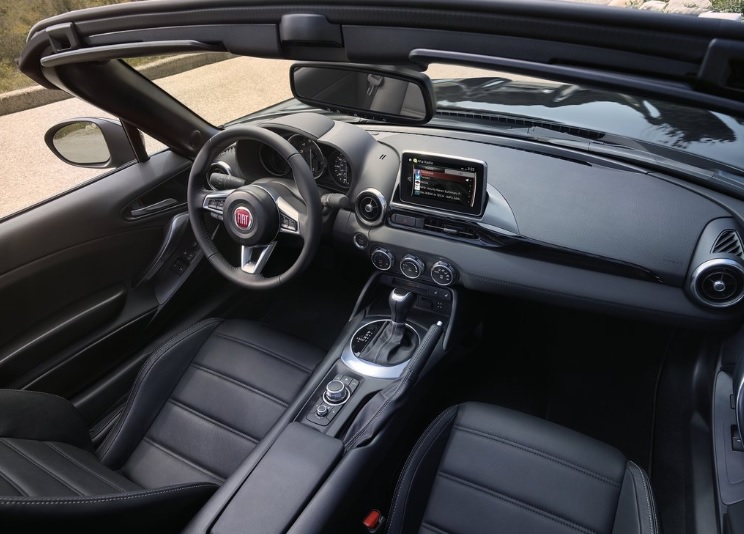 2018 Fiat 124 Spider 1.4 140 dimensions with length, width and height