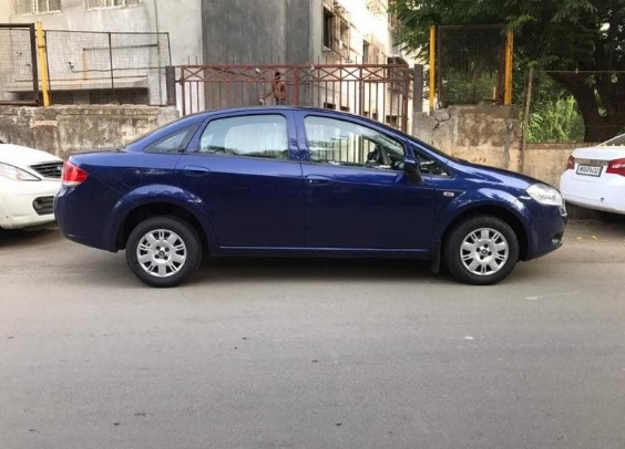 2015 Fiat Linea Classic 1.3 Multijet 95 dimensions with length, width and height
