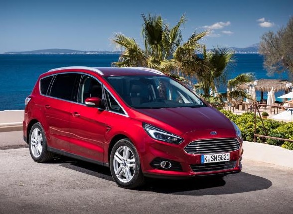 2017 Ford S-Max 2.0 TDCi 180 dimensions with length, width and height
