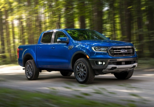 2022 Ford Ranger 2.0 EcoBlue 170 dimensions with length, width and height