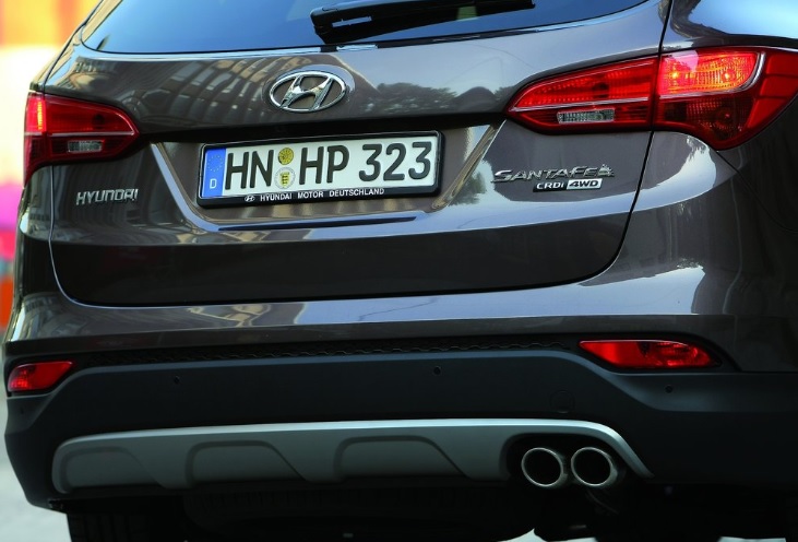 2015 Hyundai Santa Fe 2.0 CRDi 4WD 184 dimensions with length, width and height