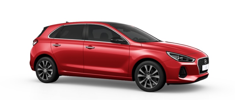 2018 Hyundai i30 1.6 CRDi 136 dimensions with length, width and height