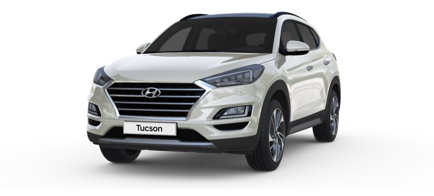 2019 Hyundai Tucson 1.6 CRDi 136 dimensions with length, width and height