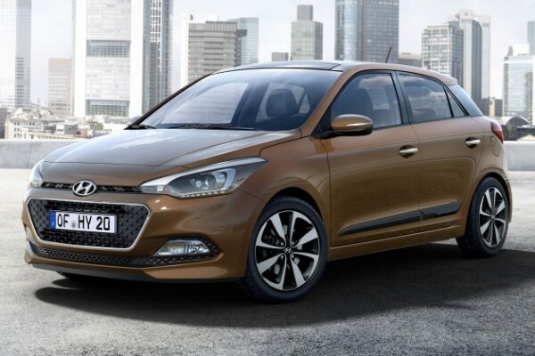 2018 Hyundai i20 1.4 CRDI 90 dimensions with length, width and height