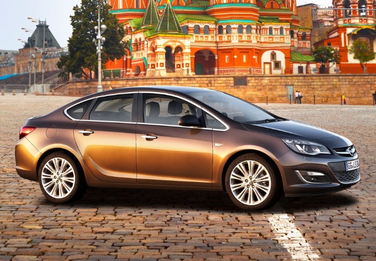 2017 Opel Astra Sedan 1.6 CDTI 136 dimensions with length, width and height