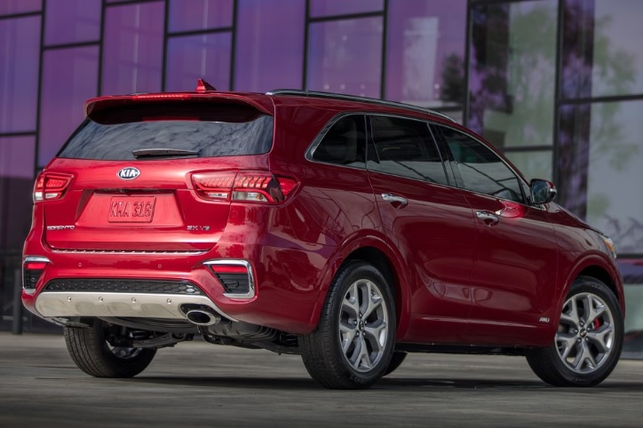 2019 Kia Sorento 2.0 CRDi 185 dimensions with length, width and height
