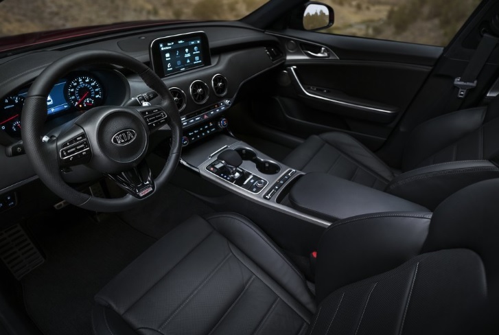 2018 Kia Stinger 2.0 244 dimensions with length, width and height