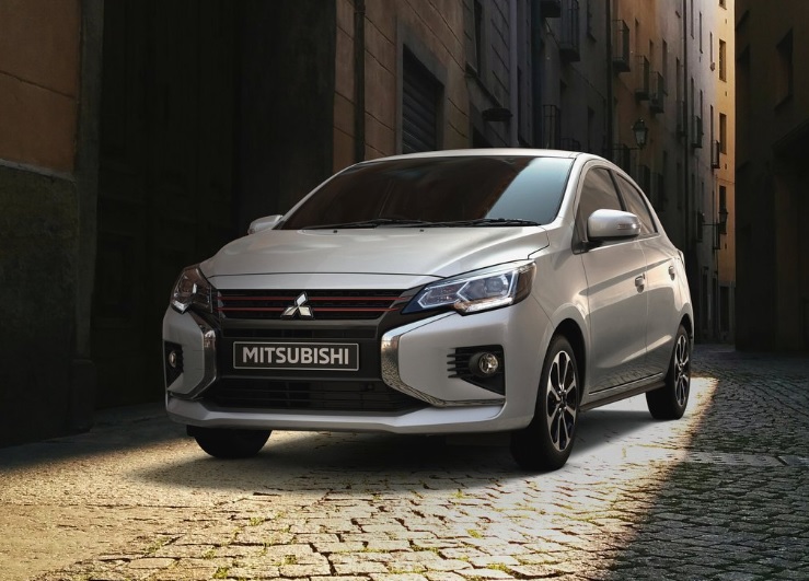 2021 Mitsubishi Space Star 1.2 80 dimensions with length, width and height