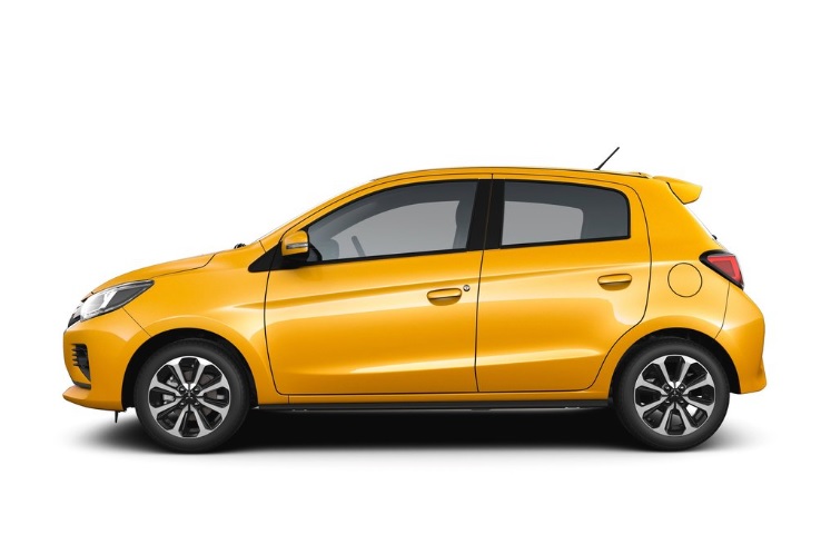 2020 Mitsubishi Space Star 1.2 80 dimensions with length, width and height