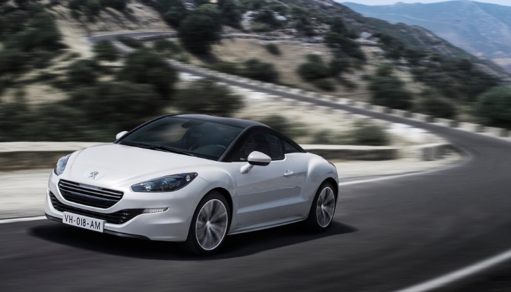 2013 Peugeot RCZ 1.6 THP 200 dimensions with length, width and height