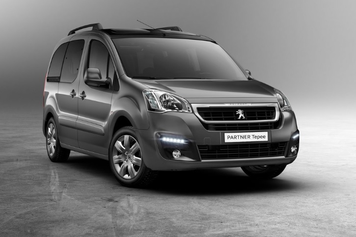 2017 Peugeot Partner Tepee 1.6 HDi 115 dimensions with length, width and height