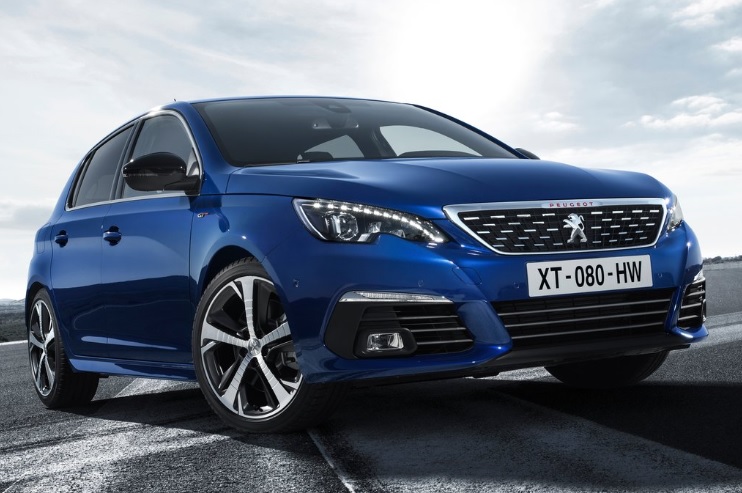 2020 Peugeot 308 1.5 BlueHDI 130 dimensions with length, width and height