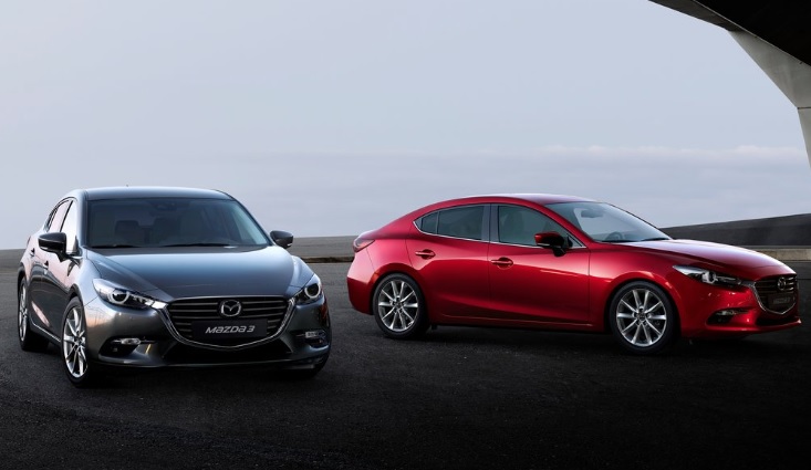 2017 Mazda 3 1.5 SKY D 105 dimensions with length, width and height