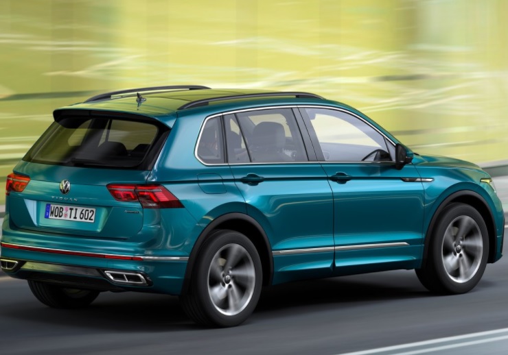 2021 Volkswagen Tiguan 1.5 TSI 150 dimensions with length, width and height