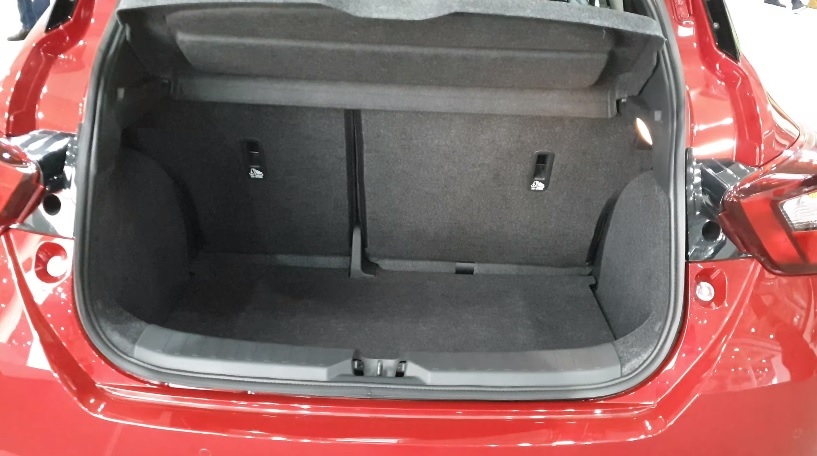2020 Nissan Micra 1.0 100 HP CVT Boot Space