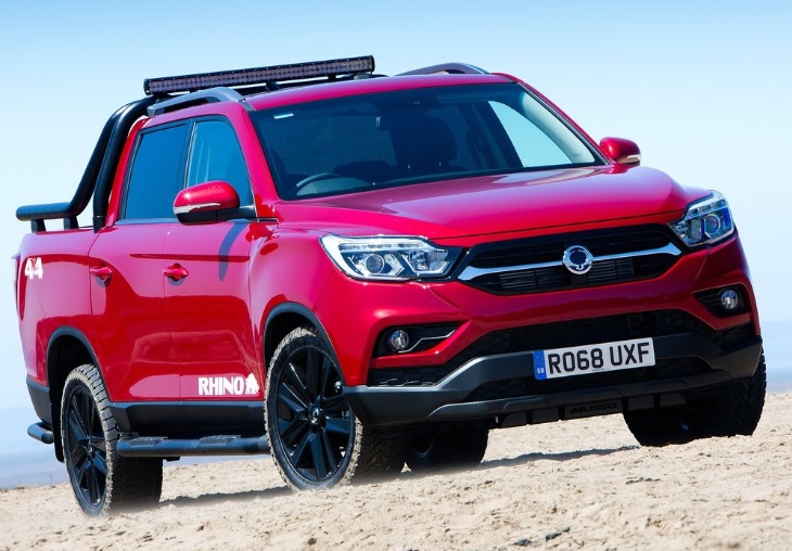 2020 Ssangyong Musso 2.2 4x2 181 dimensions with length, width and height
