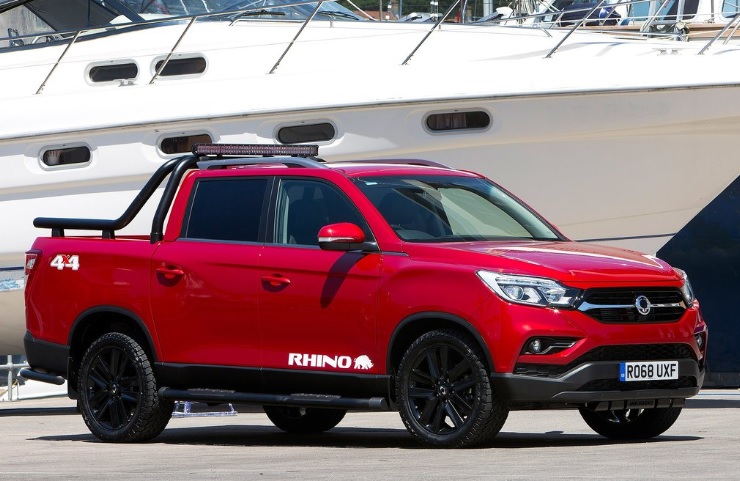 2019 Ssangyong Musso 2.2 181 dimensions with length, width and height