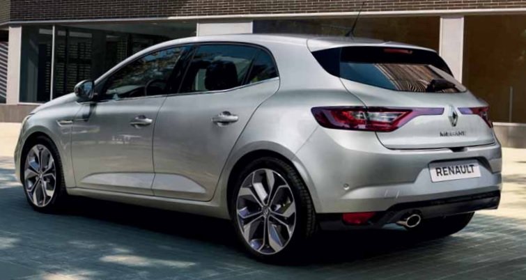 2017 Renault Megane HB 1.5 DCi 110 dimensions with length, width and height