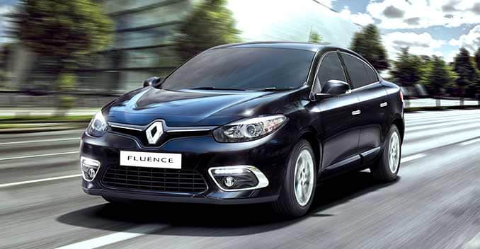 2016 Renault Fluence 1.5 DCi 110 dimensions with length, width and height