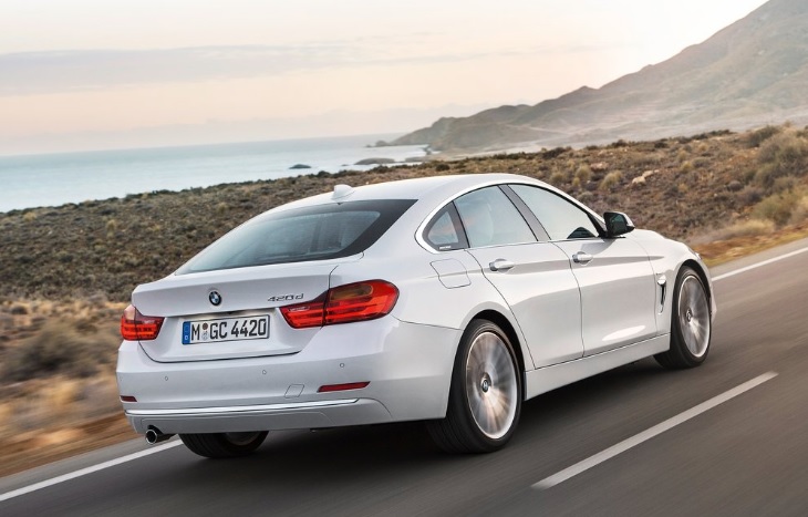 2017 BMW 4 Series 418d 2.0 150 dimensions with length, width and height