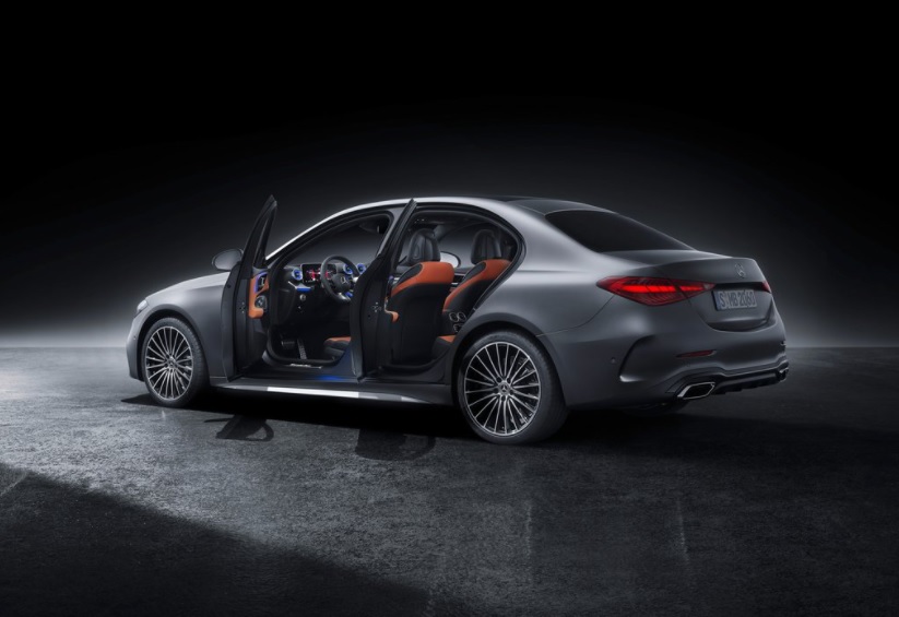 2022 Mercedes C Series C200 1.5 4MATIC 204 dimensions with length, width and height