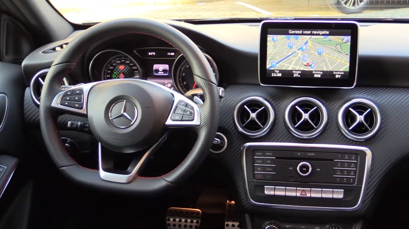 2018 Mercedes A Series A180 1.6 122 dimensions with length, width and height