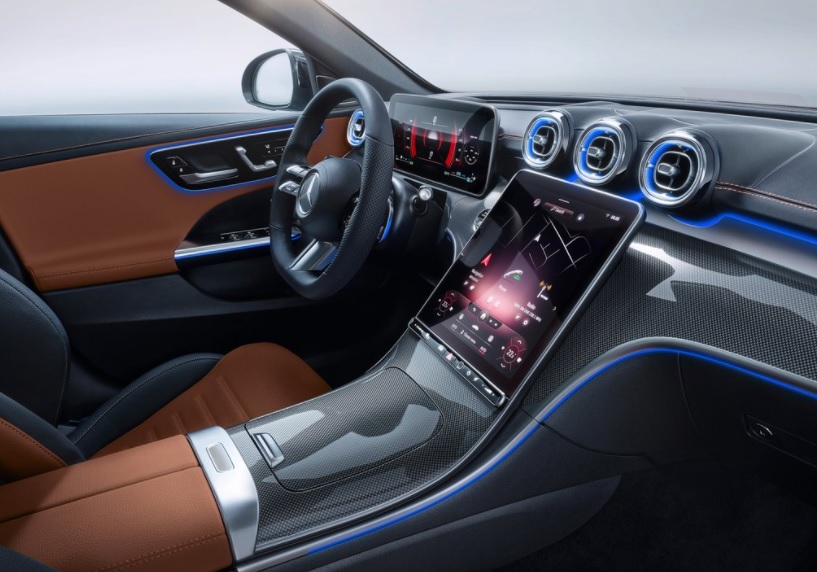 2024 Mercedes C Series C200 1.5 4MATIC 204 dimensions with length, width and height