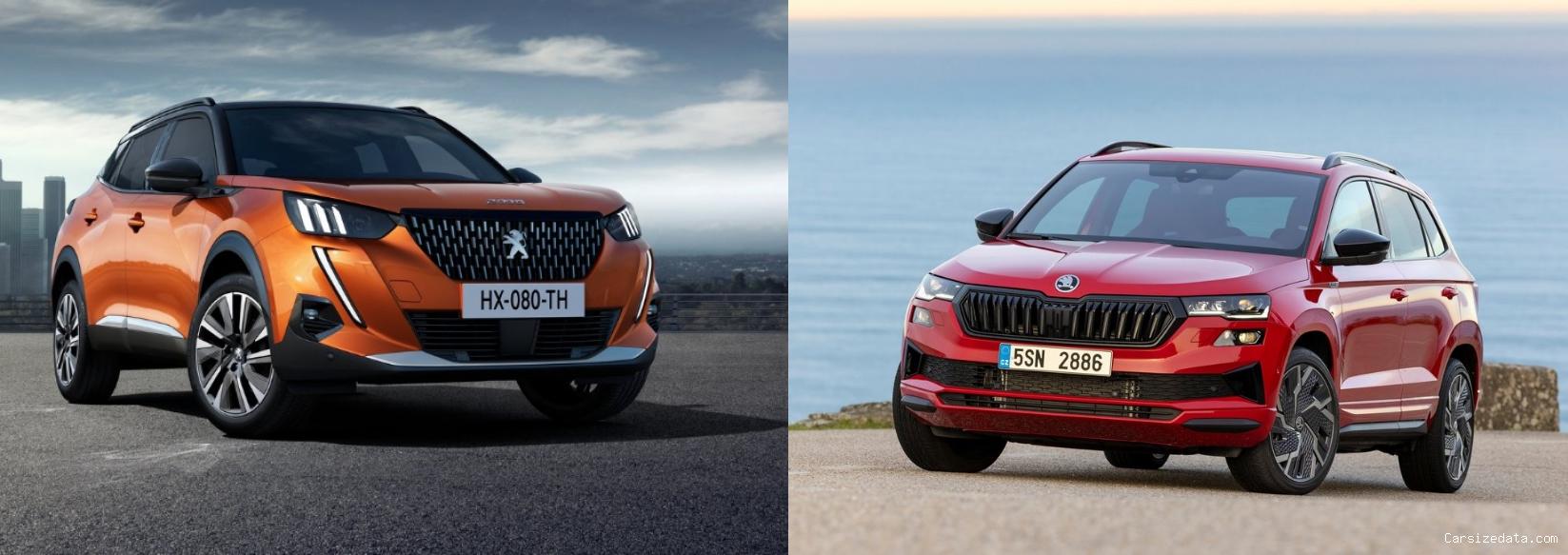 2023 Peugeot 2008 vs 2023 Skoda Karoq Comparison