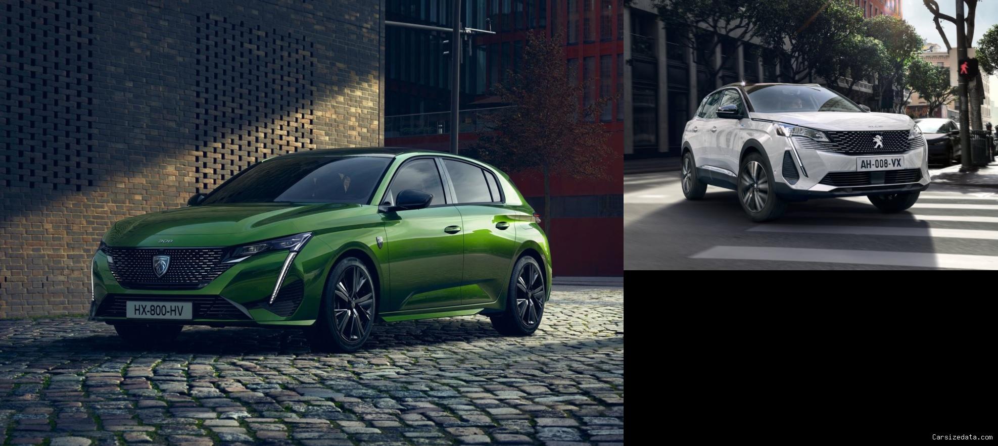 2023 Peugeot 308 vs 2023 Peugeot 3008 Comparison