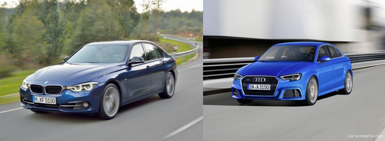 2017 BMW 3 Series vs 2020 Audi A3 Sedan Comparison