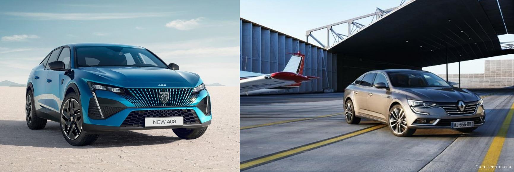 2023 Peugeot 408 vs 2022 Renault Talisman Comparison