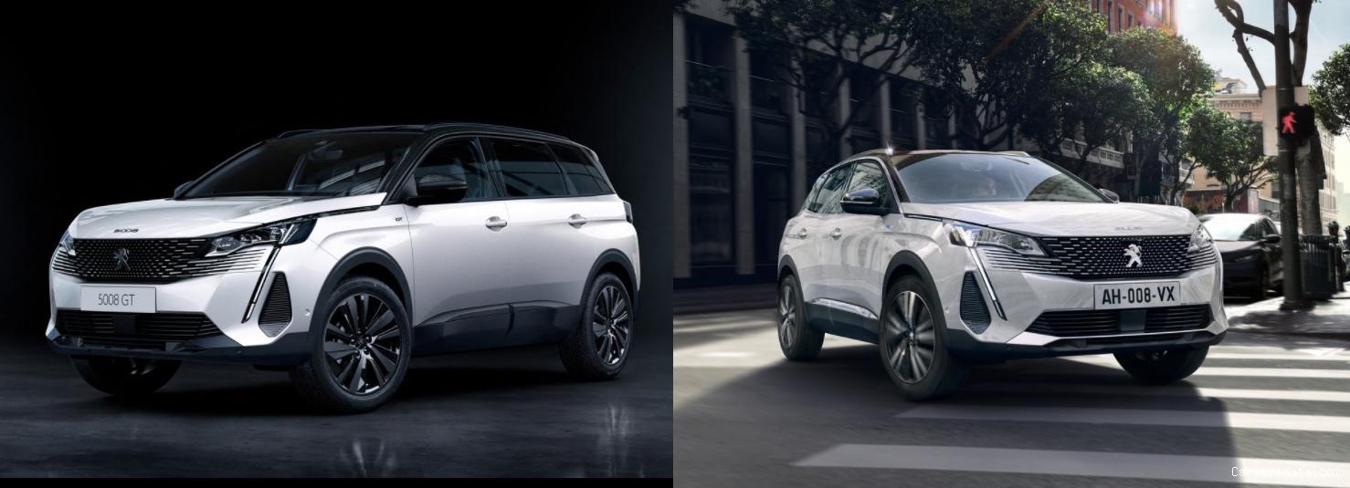 2023 Peugeot 5008 vs 2023 Peugeot 3008 Comparison