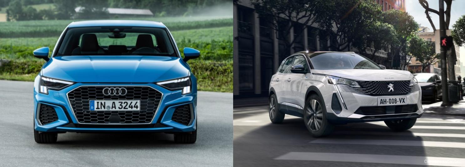 2023 Audi A3 Sedan vs 2023 Peugeot 3008 Comparison
