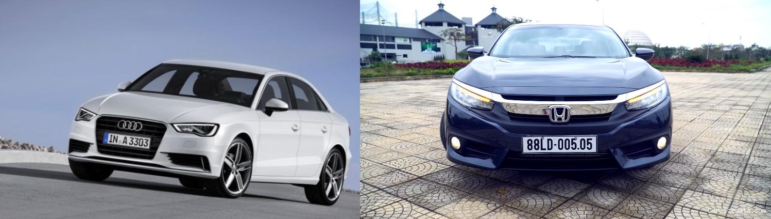 2016 Audi A3 Sedan vs 2018 Honda Civic Comparison