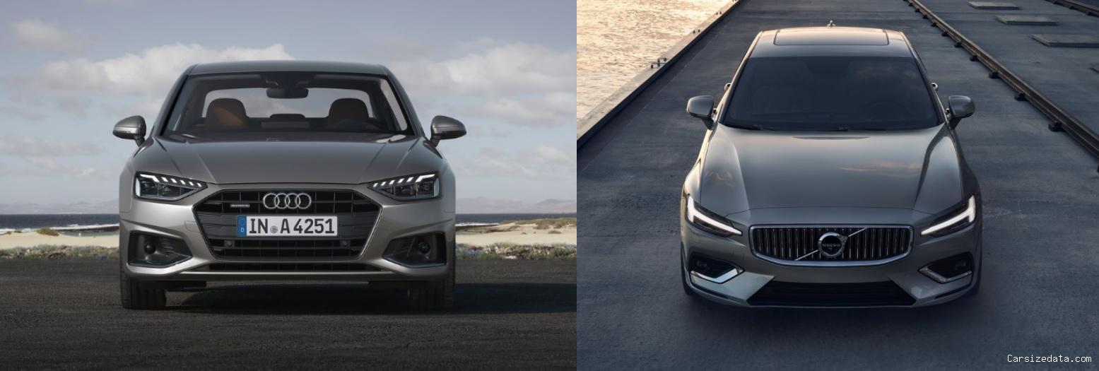 2023 Audi A4 vs 2021 Volvo S60 Comparison