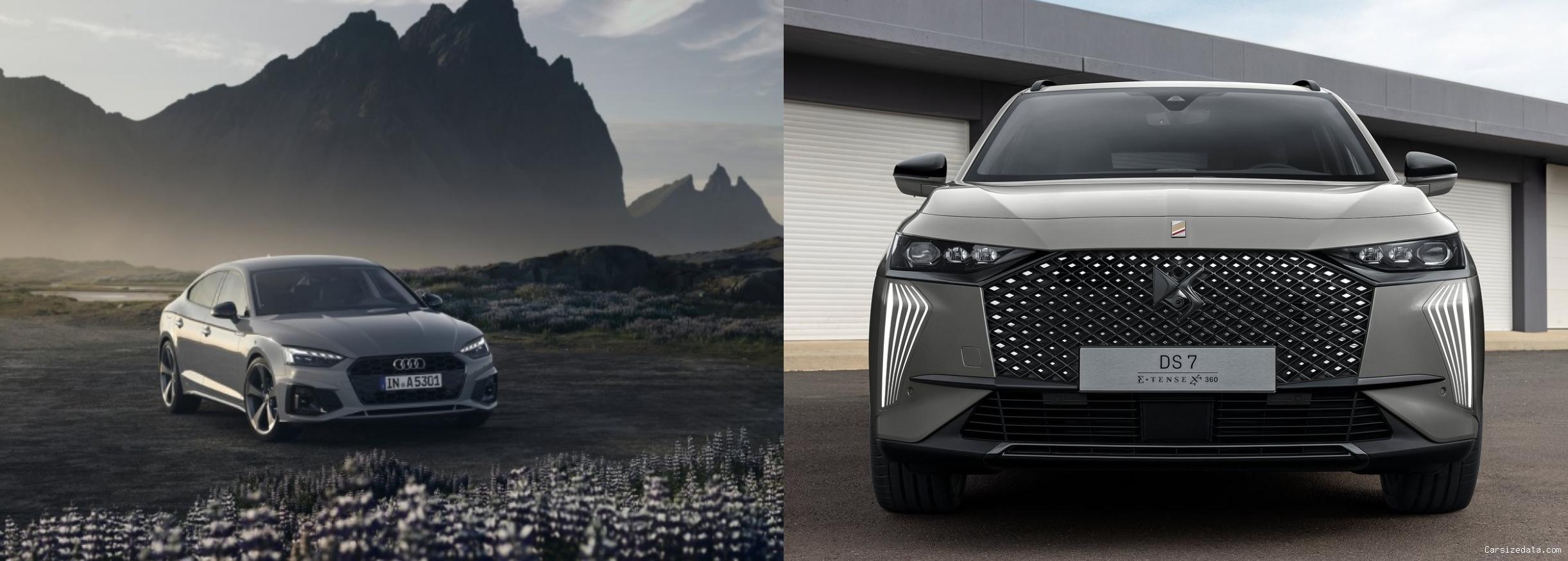 2023 Audi A5 vs 2023 DS DS 7 Comparison